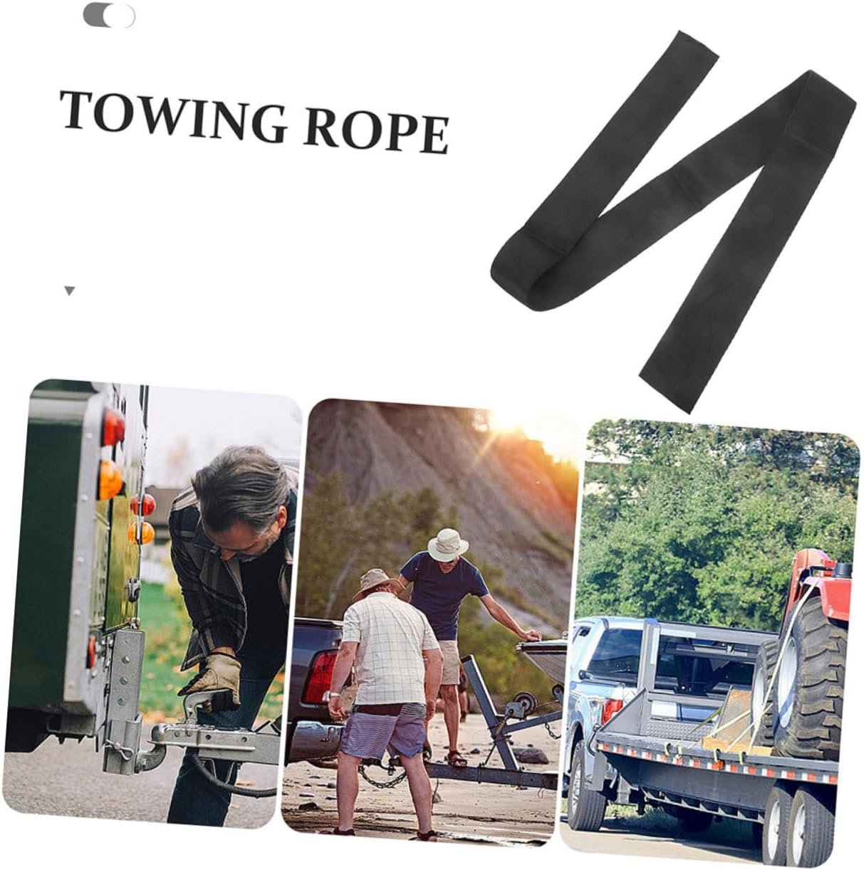 2pcs Winch Rope Line Sleeve Polyester Protector for Towing