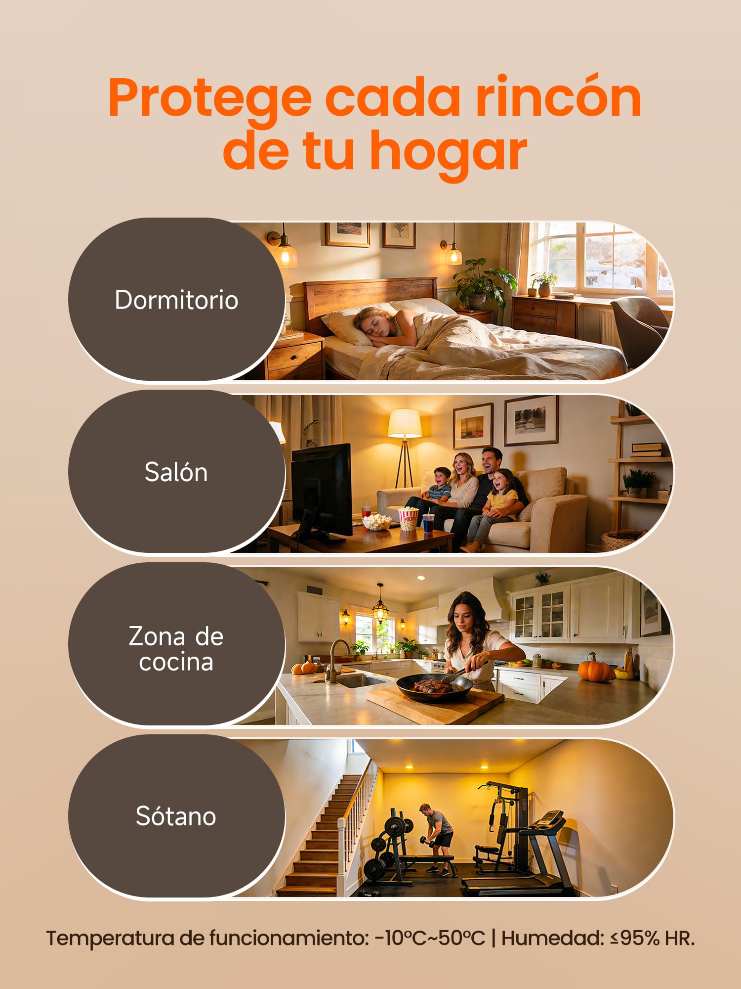 Heiman Smart HS1SA-E Plus - Detector de humo (3 unidades)