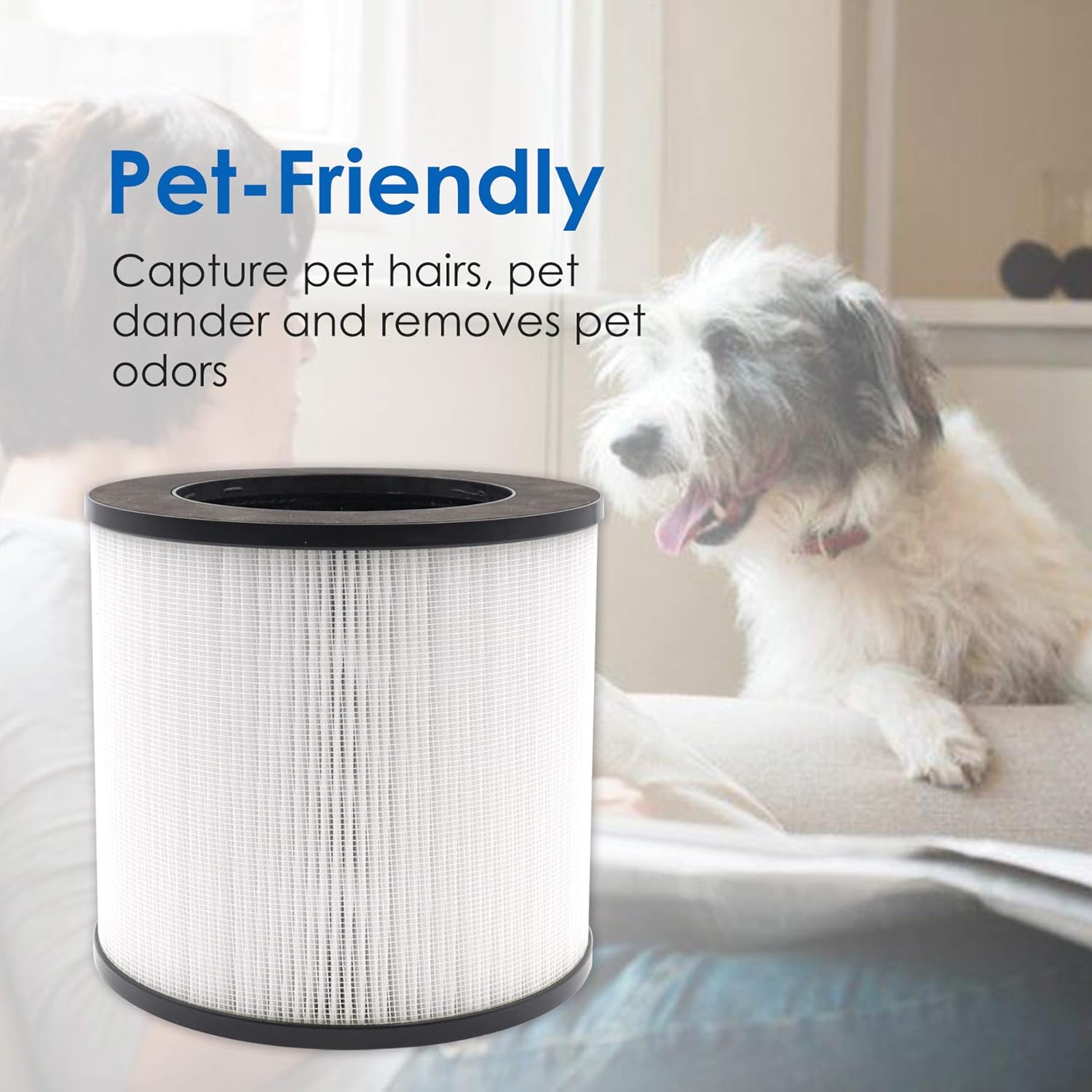 Flintar MA14 Replacement Filter, Made in TAIWAN, Compatible with MA-14 Air Purifier, 3-in-1 H13 Grade Filtration and Activated Carbon Filter Set (2-Pack) - Image 5