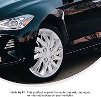 Vista 5 de FAVOMOTO 14" Wheel Rim Cover Hubcaps - Universal Hubcaps Universal Hubcap Wheel Covers for Cars, Matte Black Hubcaps Wheel Cover Car Wheel Protectors