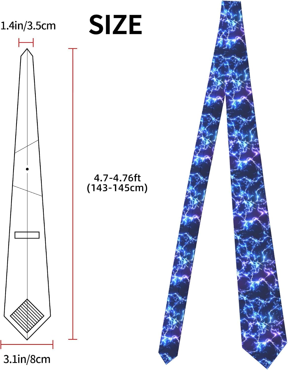 Men'S Neckties Tie Fashion Tie Print Novelty Neck Ties For Every Outfit