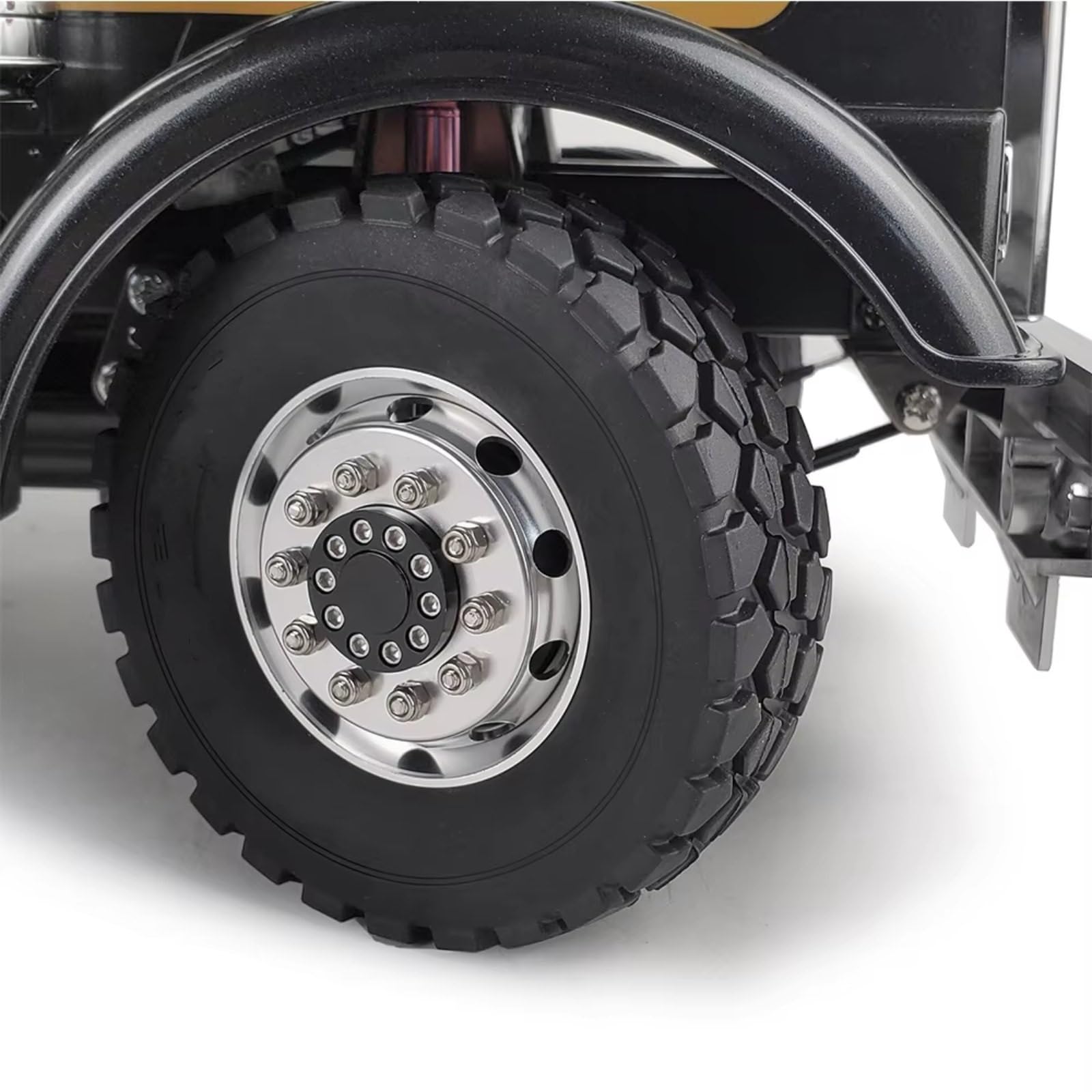 Kompatibel Mit Tamiya 1/14 RC-Anhänger-Traktor-Truck-Upgrade-Teilen, 1/2/4 Stück, 30 Mm Breite Gummireifen, Vorderradreifen Gummireifen