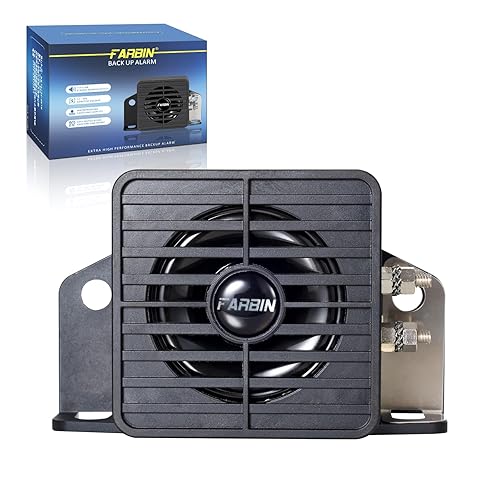 FARBIN Truck Back up Alarm 105dB 12V-48V Car Reverse Alarm
