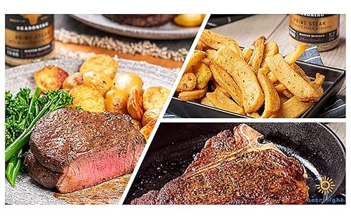 Miniatura 3 de Kinders condimento Prime Steak con ajo negro y trufa frotado | Cero calorías, cero grasa y apto para dieta cetogénica, paquete de 2 de 7.9 onzas,