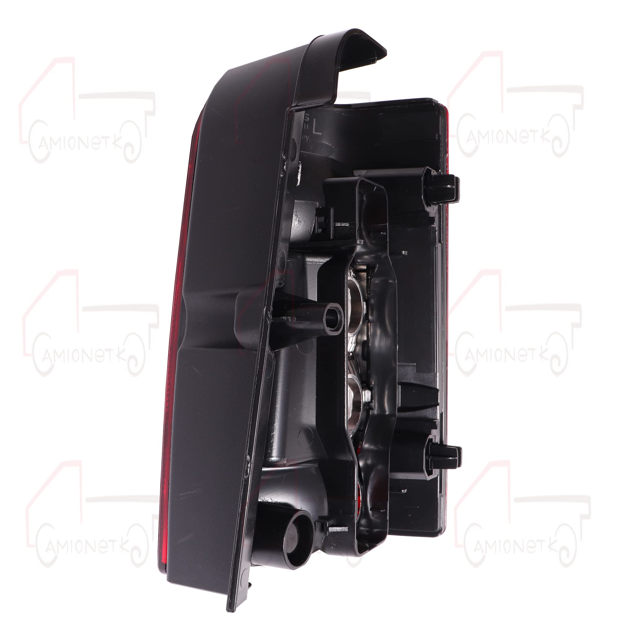 Kit De 2 Feux Arrière Pour Peugeot/Citroën Partner Berlingo 2005-2008 (Porte Verticale) – Gauche Et Droit