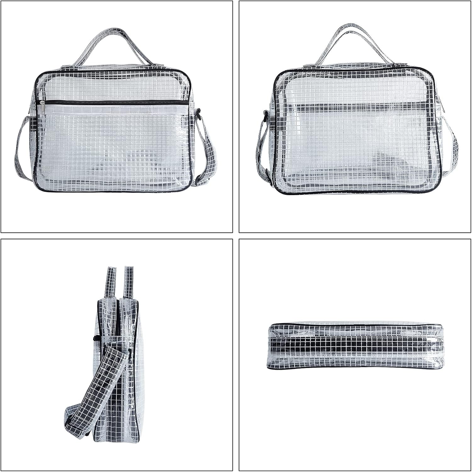 NOTAG Clear Tool Bag Anti-Static,Engineer's Bag,Transparent PVC Bag for Work,Cleanroom Shoulder bag