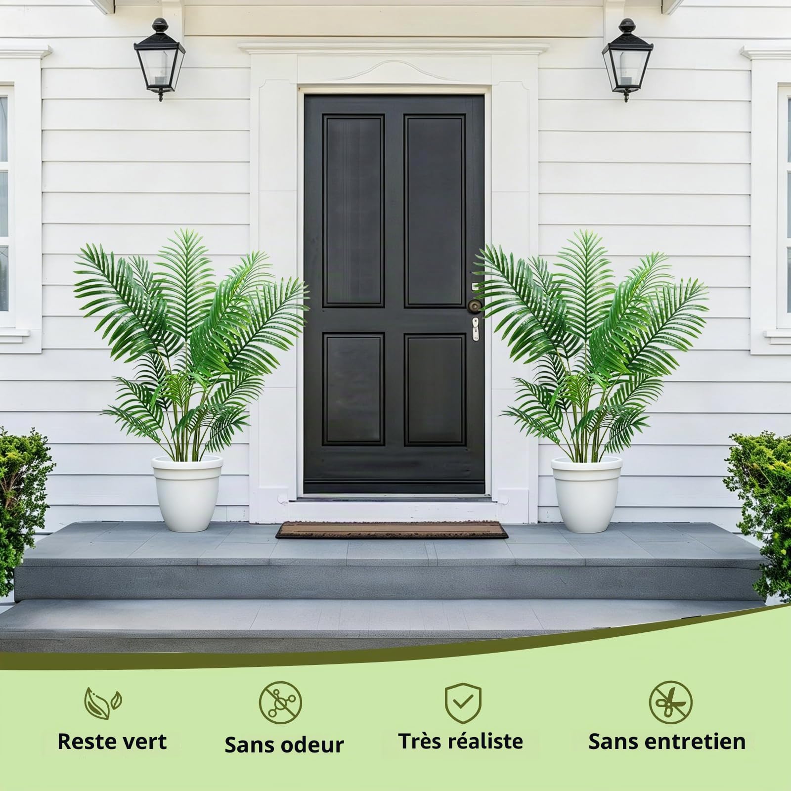 Palmier Artificiel Exterieur Anti UV 120 cm Arbre Artificiel