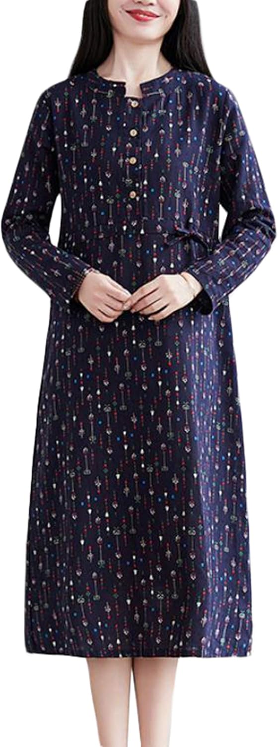 史上一番安い Shuming ワンピース レディース 秋冬 長袖ワンピース 綿麻 リネン ロングワンピース ゆったり 可愛い 大きいサイズ 森ガール ワンピ フレアワンピース 体型カバー 史上一番安い Shuming ワンピース レディース 秋冬 長袖ワンピース 綿麻 リネン ロングワンピース ゆったり 可愛い 大きいサイズ 森ガール ワンピ フレアワンピース 体型カバー