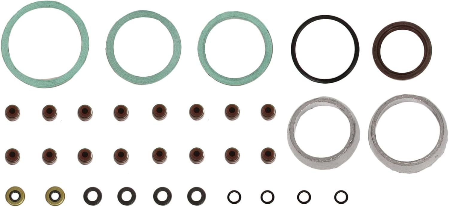 Engine Rering Kit FSBRR2024EVE Compatible With 99-08 Chevrolet Toyota Celica Corolla 2.4 1ZZFE Full Gasket Set, Standard Size Main Rod Bearings, Standard Size Piston Rings
