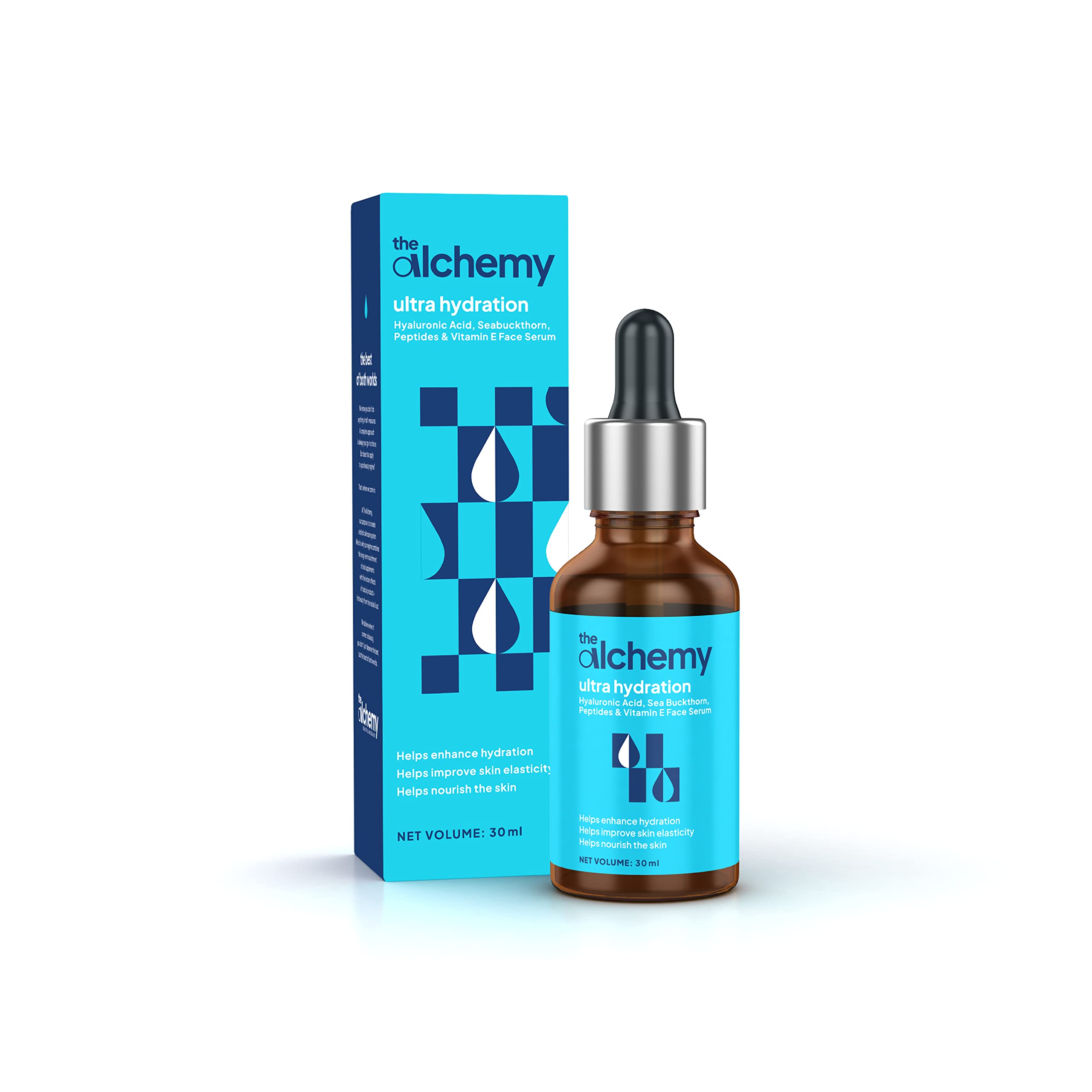 THE ALCHEMYAbsolute Renewal Face Serum (30 ml) | Powered by Peptides & Vitamin E | Reduces Wrinkles & Fine Lines | For All Skin Types | For Women & Men (30ml Ultra Hydration)