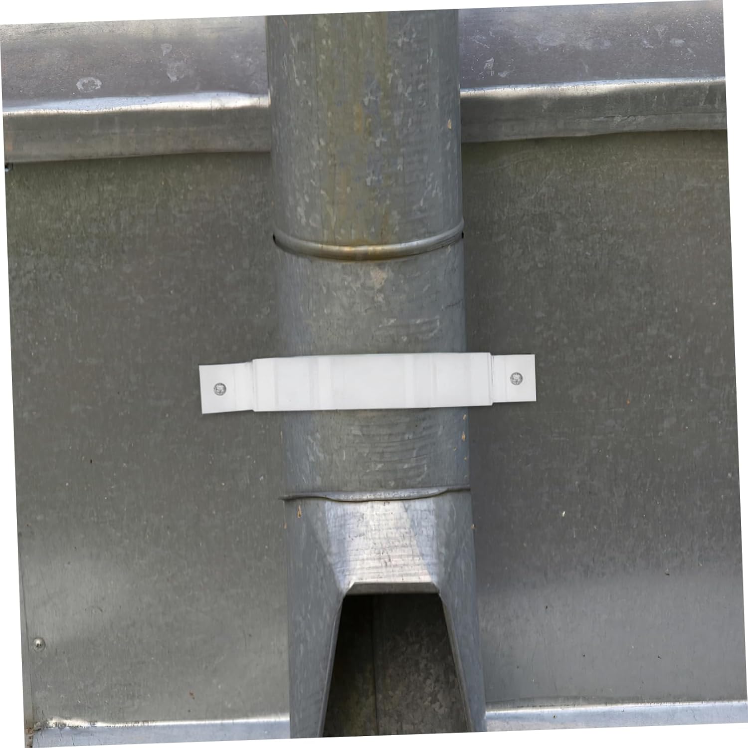 1set Aluminum Alloy Downspout Extension Bracket Strap Gutter Connector for Drainage Ditches and Downspouts Easy Installation Leakproof Fit Versatile Adapter for Surfaces
