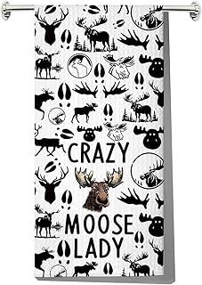 JNIAP Moose Kitchen & Hand Towels - Mountain Moose Themed Gift
