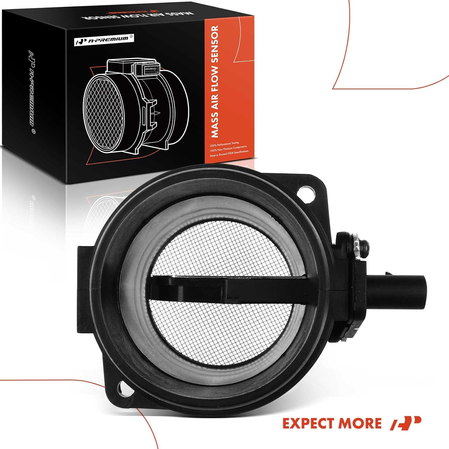 A-Premium Mass Air Flow Sensor Meter Assembly [5 Pins, DOHC 4Cyl 2.0L 1.8L] Compatible with Audi A4 2005-2009, A4 Quattro 2005-2006