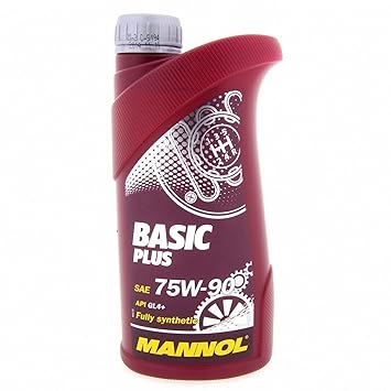 MANNOL 8108 Basic Plus Fully Synthetic Gear Oil SAE 75W-90 API GL4+, MIL-L-2105 German Import 1 Litre