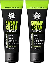 Swamp Cream – Ball & Feet Deodorant | Anti-Chafing Cream for Men | 48-Hr Sweat & Odor Control for Privates, Pits & Feet | Aluminum-Free, Non-Staining, Mess-Free Tube | Pine Sage, 3.4 oz