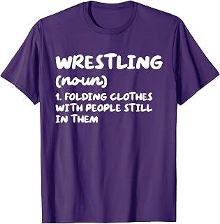 Funny Wrestling Typography Gifts