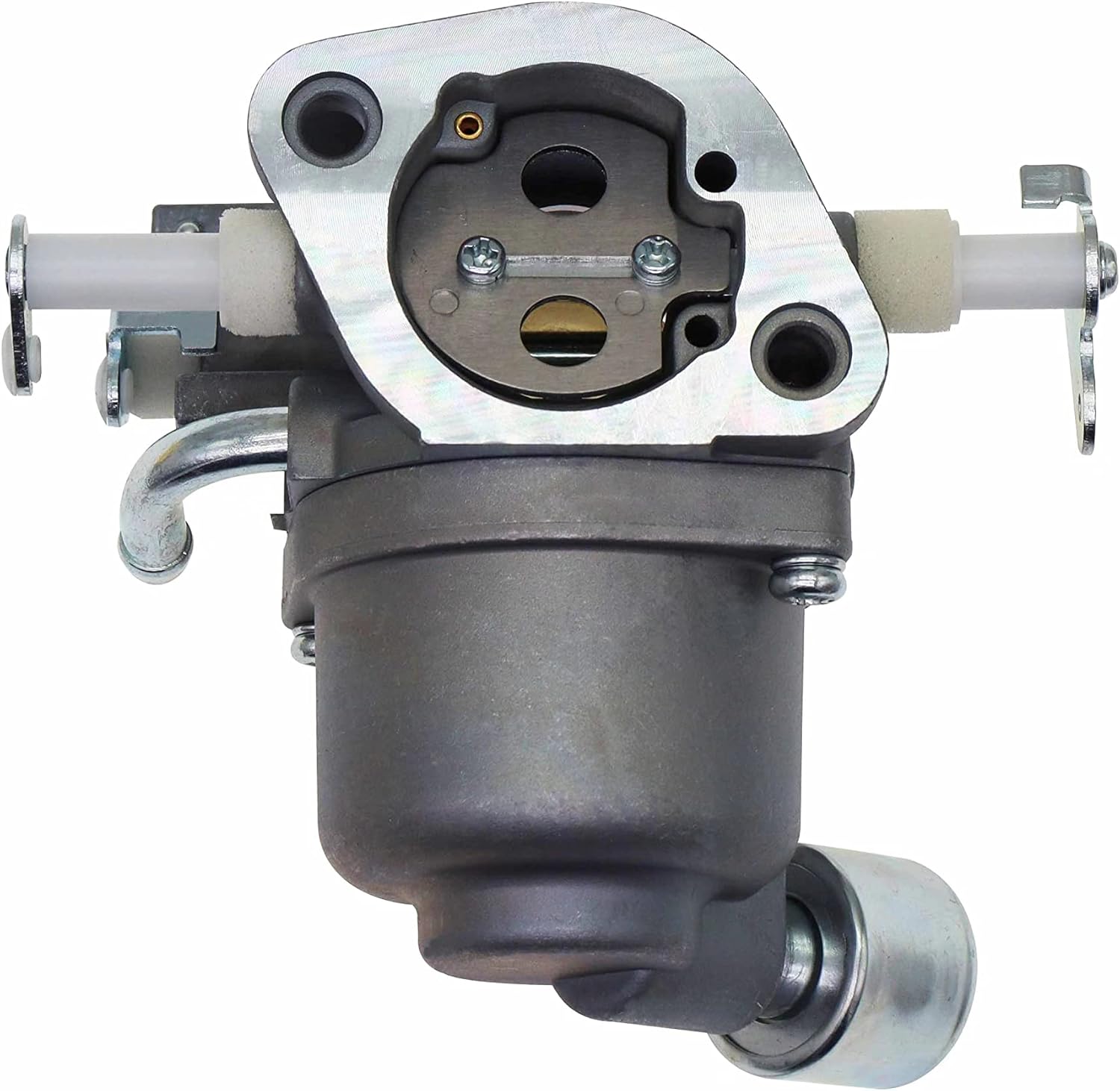 AUC14748 Carburetor for John Deere X166 Ride On Mower with Fuel Pump,Compatible with BS 40N777 40N877 Intek Engine Mower 594207 597126