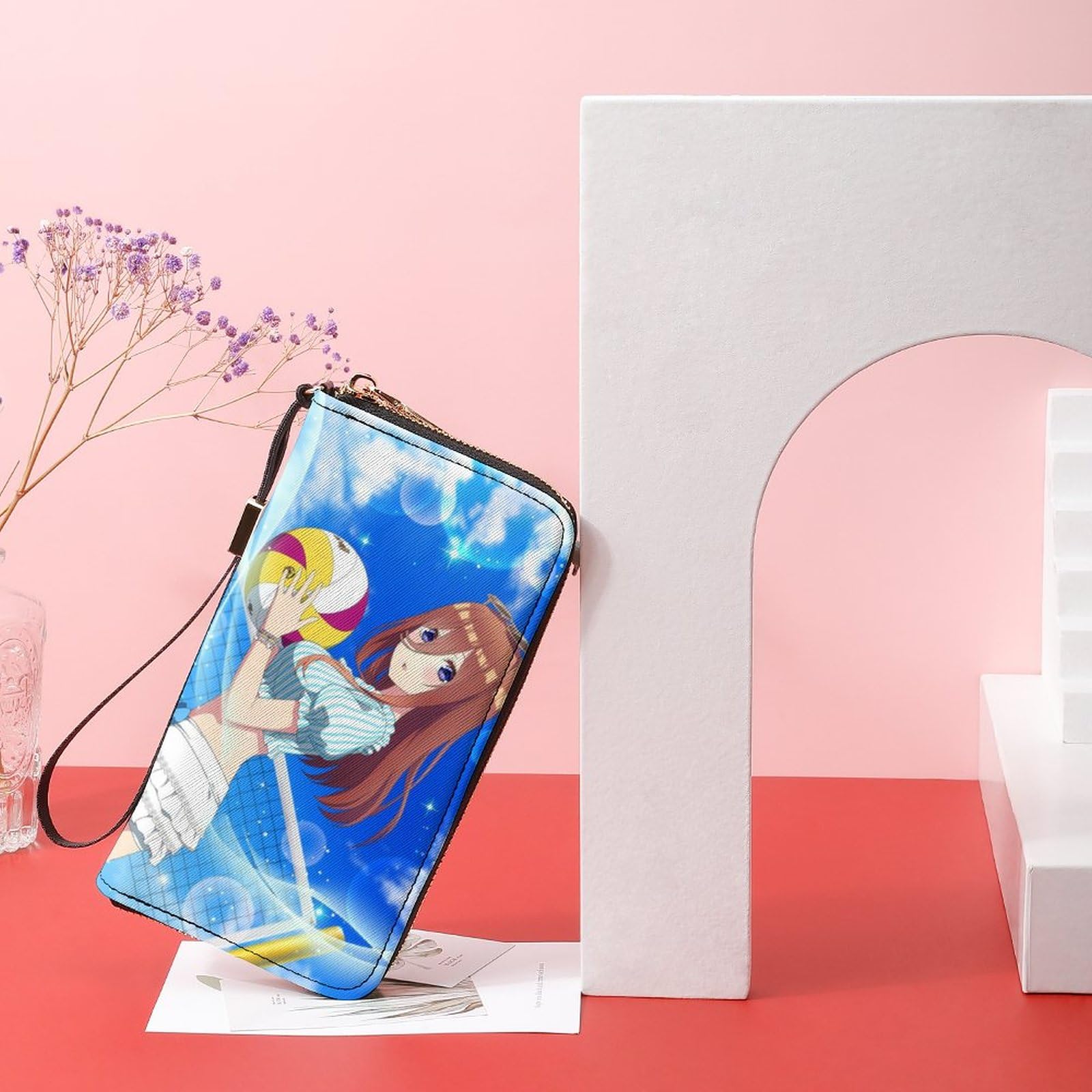 Amazon.co.jp: 五等分の花嫁 中野三玖 財布 メンズ 長財布 うす型 長