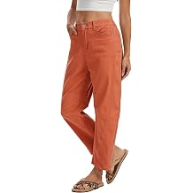 Barrel Jeans for Women Mid Rise Pull On Wide Leg Cropped Stretchy Boyfriend Denim Pants Trendy