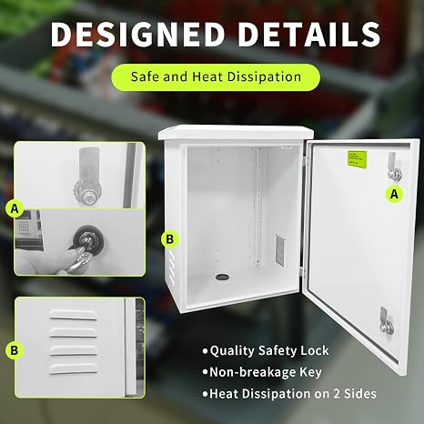Pole-mounting Kits with 20X24X12 Electrical Box