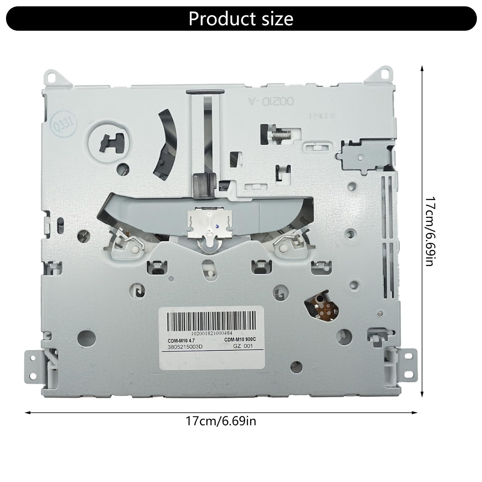 Permanente en Marco de Disco para Sistemas de Motor Resolución de Sonido Adicional Automatización cálida Fácil instalación Reproductor de Disco de Formato múltiple para automóviles