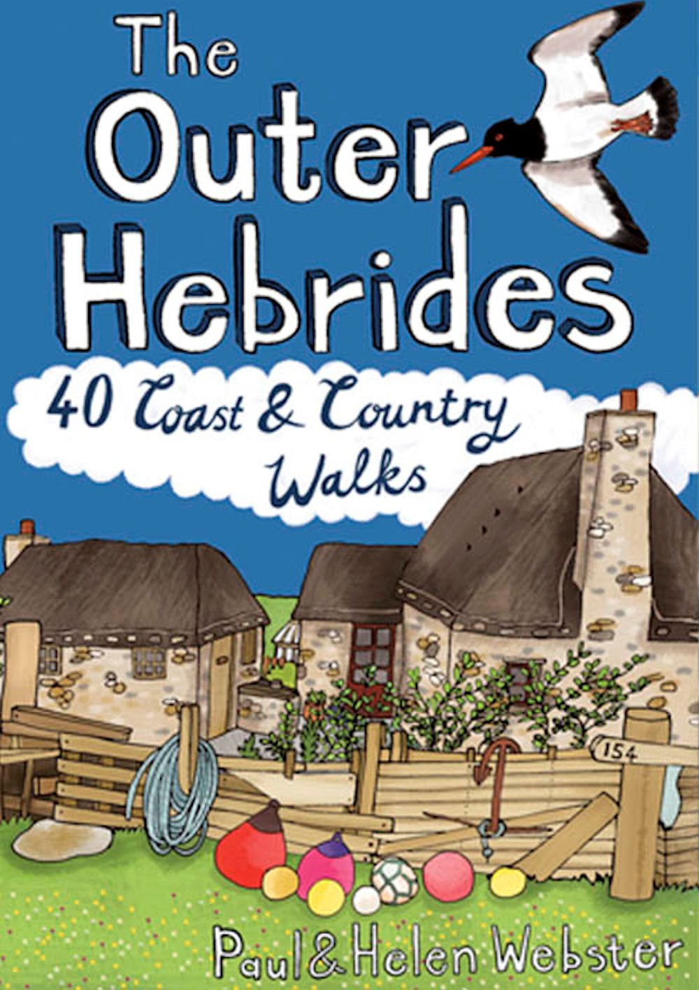 Outer Hebrides: 40 Coast and Country Walks by Helen Webster (Paperback Book)