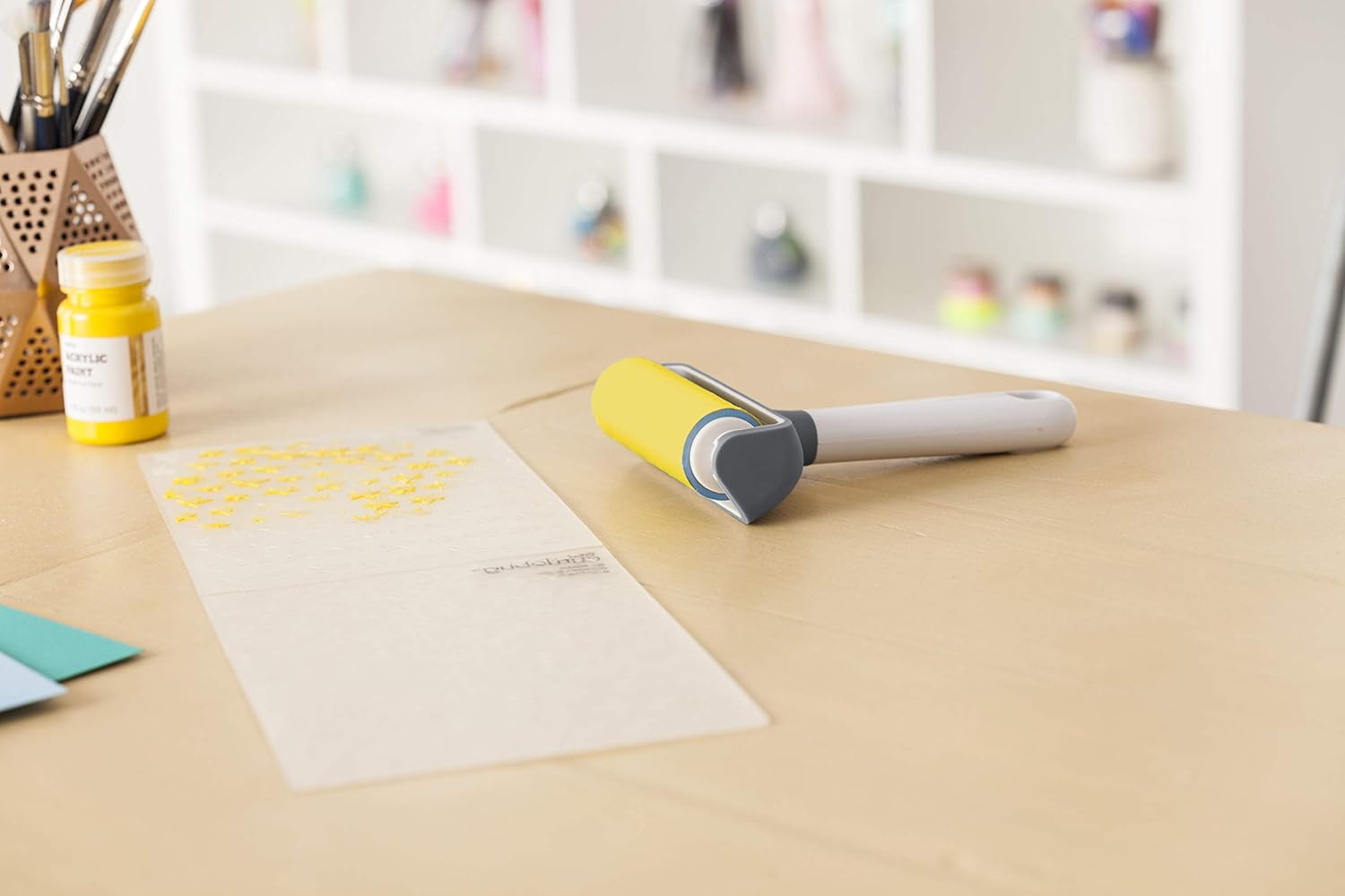 Cricut Brayer, rodillo de goma para manualidades, funciona con tela