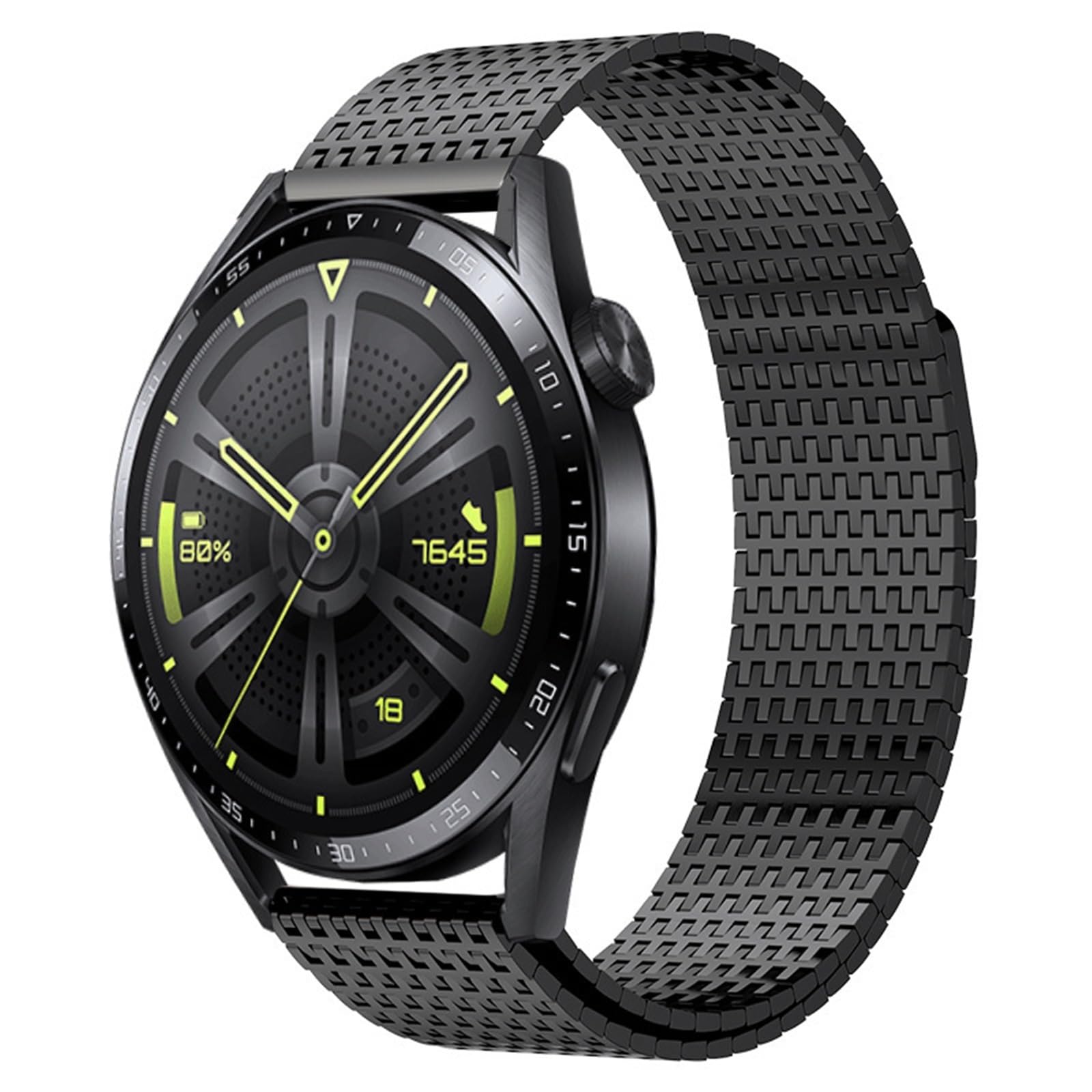 Bracelet milanais 22 mm métal compatible Huawei Watch 4 Pro GT4 46 mm - 8