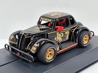 Pioneer Legends Racer P179 '37 Dodge Coupe John Player Special - Black, #7 1:30 Slot Car