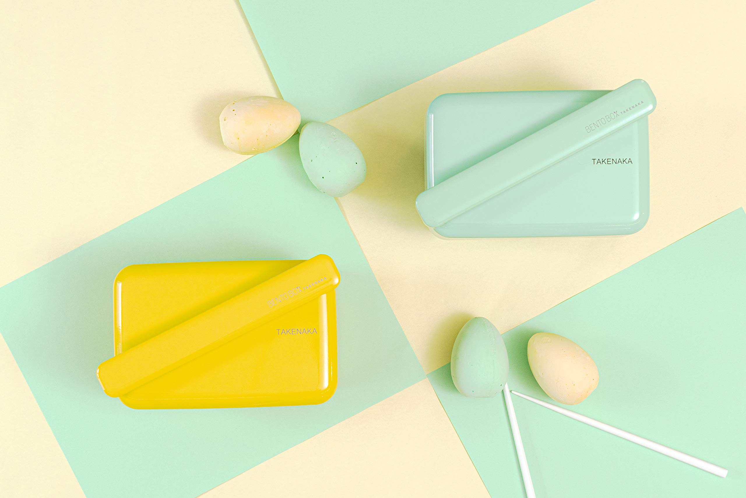 TAKENAKA Bento Box Nibble, Contenitore Per Pranzo Giapponese Ecologico A Due Piani, Senza BPA, Lavabile In Lavastoviglie, 100% Riciclabile