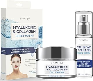 Set de belleza hialurónico y colágeno - Suero...