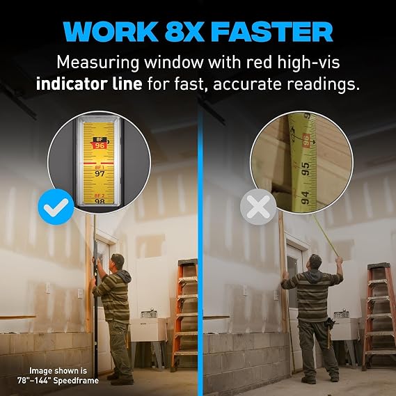 OX Speedframe Extendable Level - 14-22 Adjustable Length Measuring Tool