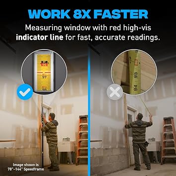 OX Speedframe Extendable Level - 14-22 Adjustable Length Measuring Tool