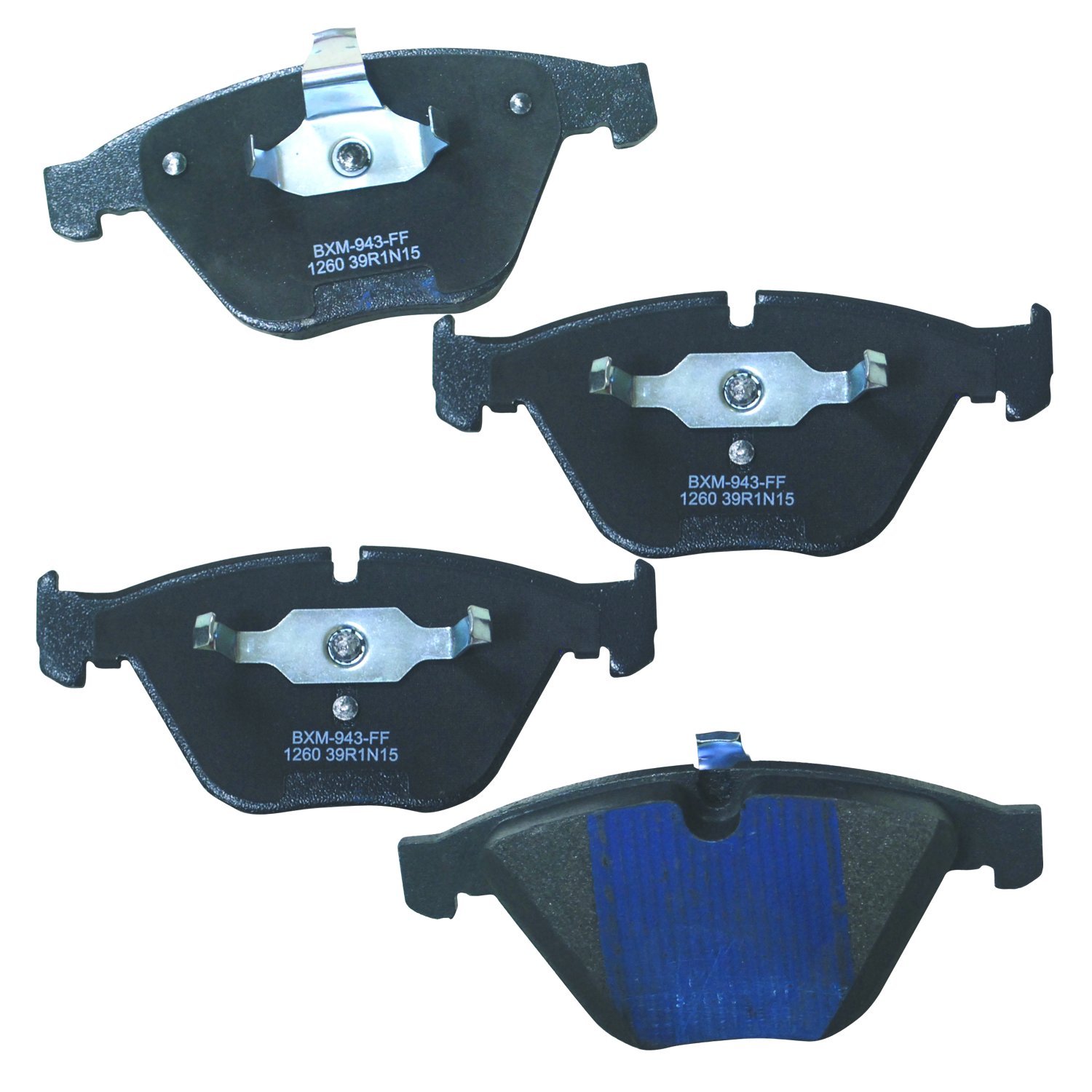 Bendix Premium SBM1260 Semi-Metallic Front Brake Pads for Select Models BMW 323i, 325i, 328i, 328i xDrive, 328xi, 335d, 335i, 335is, 335i 525i, 530i, 645Ci, 650Ci, 650i, X1