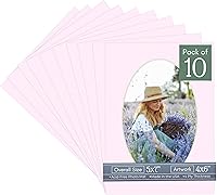 Vista 386 de CountryArtHouse Marco ovalado verde cazador de 5 x 7 pulgadas, sin ácidos, con núcleo blanco, corte biselado para fotos de 4 x 6, se adapta a marcos