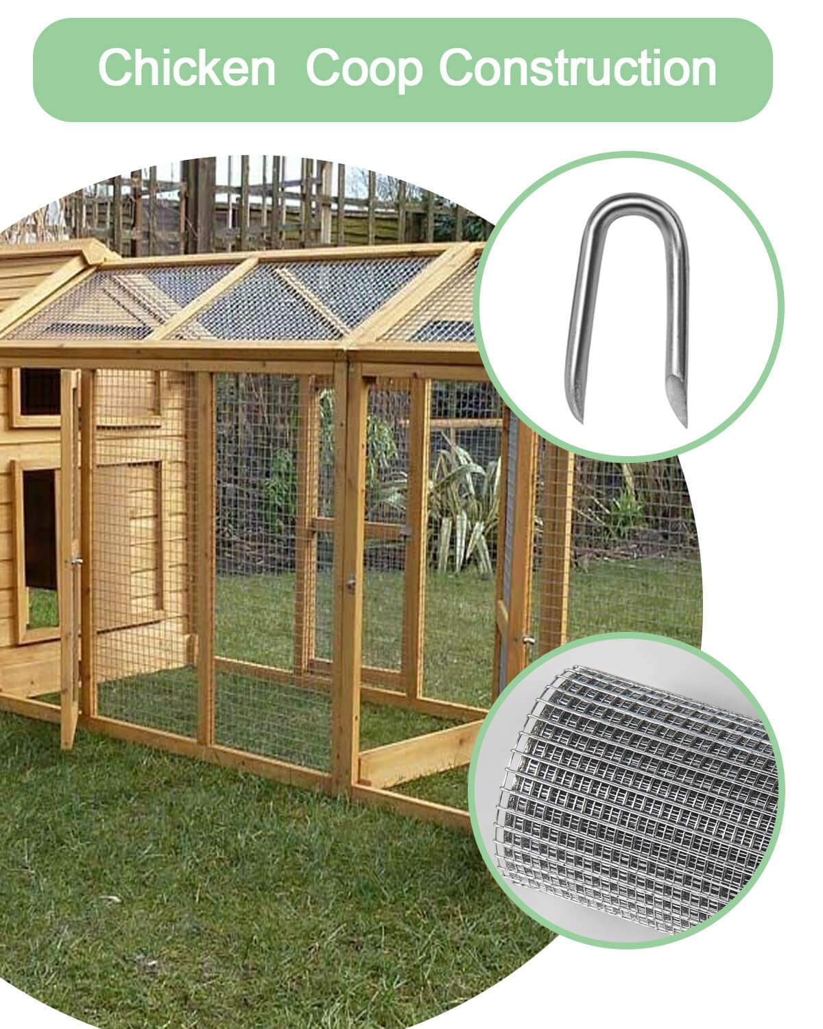 Tela de hardware de 16 pulgadas x 20 pies, calibre 19, malla de alambre soldada galvanizada en caliente, acero de bajo carbono, red de alambre para jaula de animales, malla de alambre de jardín