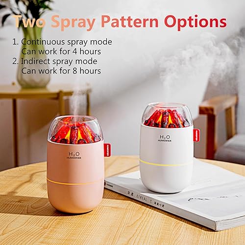 Miniatura 4 de Mini humidificador portátil, pequeña niebla fría, humidificador personal de escritorio para dormitorio de bebé, viajes, oficina, hogar, 2 modos de