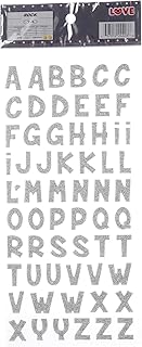 ستيكر لاصق تعليمي بحروف انجليزية من البلاستيك للأطفال ثري ايه - فضي 2240-3 - 3A-5118 - 10