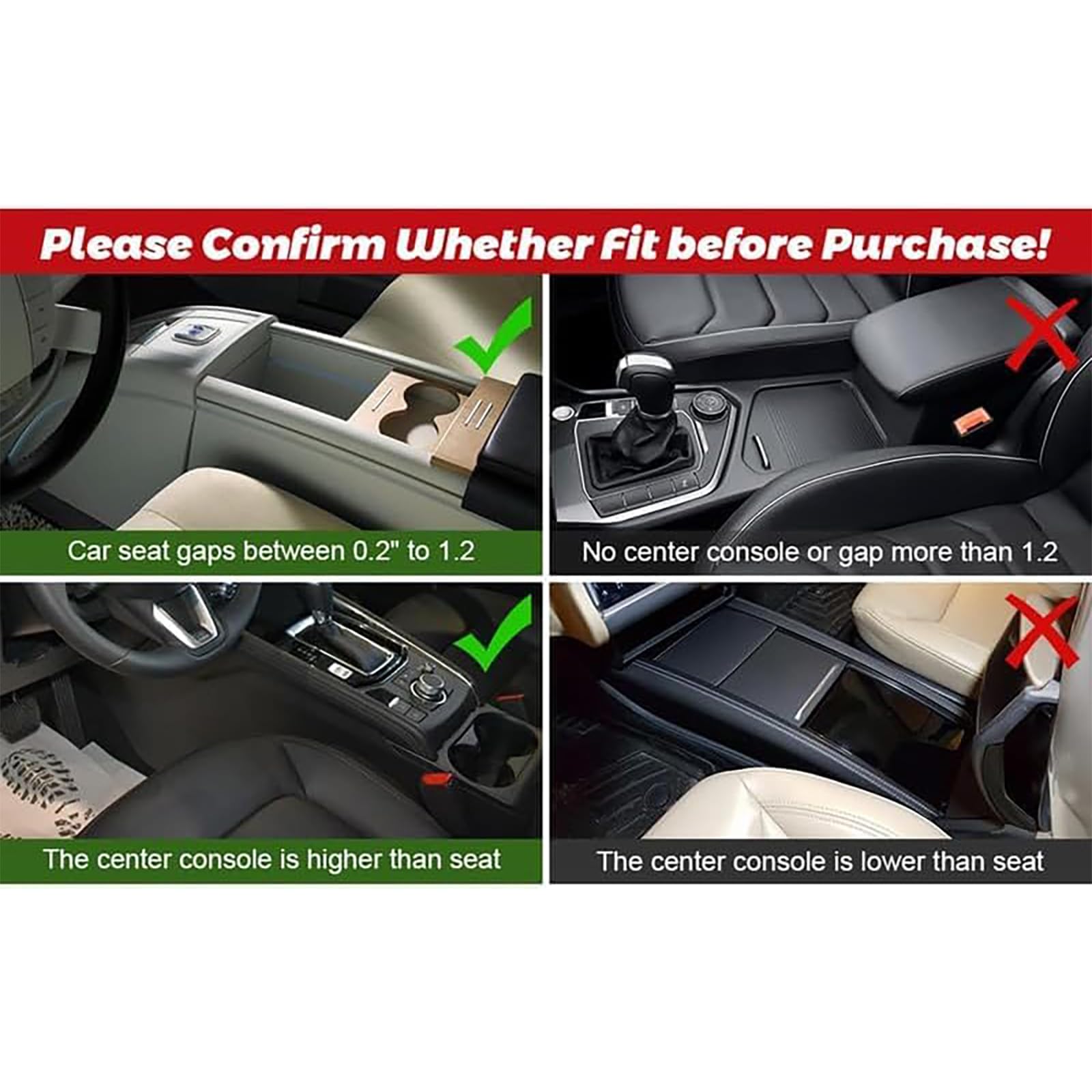 Remplisseur D'espace De Siège Voiture Pour Skoda Kamiq/2019