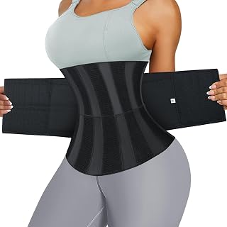 Waist Trainer for Women Underbust Corsets Cincher Slimming Shapewear Bandage Tummy Wrap Belt Hourglass Body Shaper
