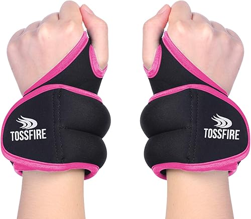 Comfecto Wrist Weights with Thumb Loops Lock, 1lb*2 2lbs*2 for Running, Strength Training, Walking, Exercises, Gym, Cardio, Men, Women