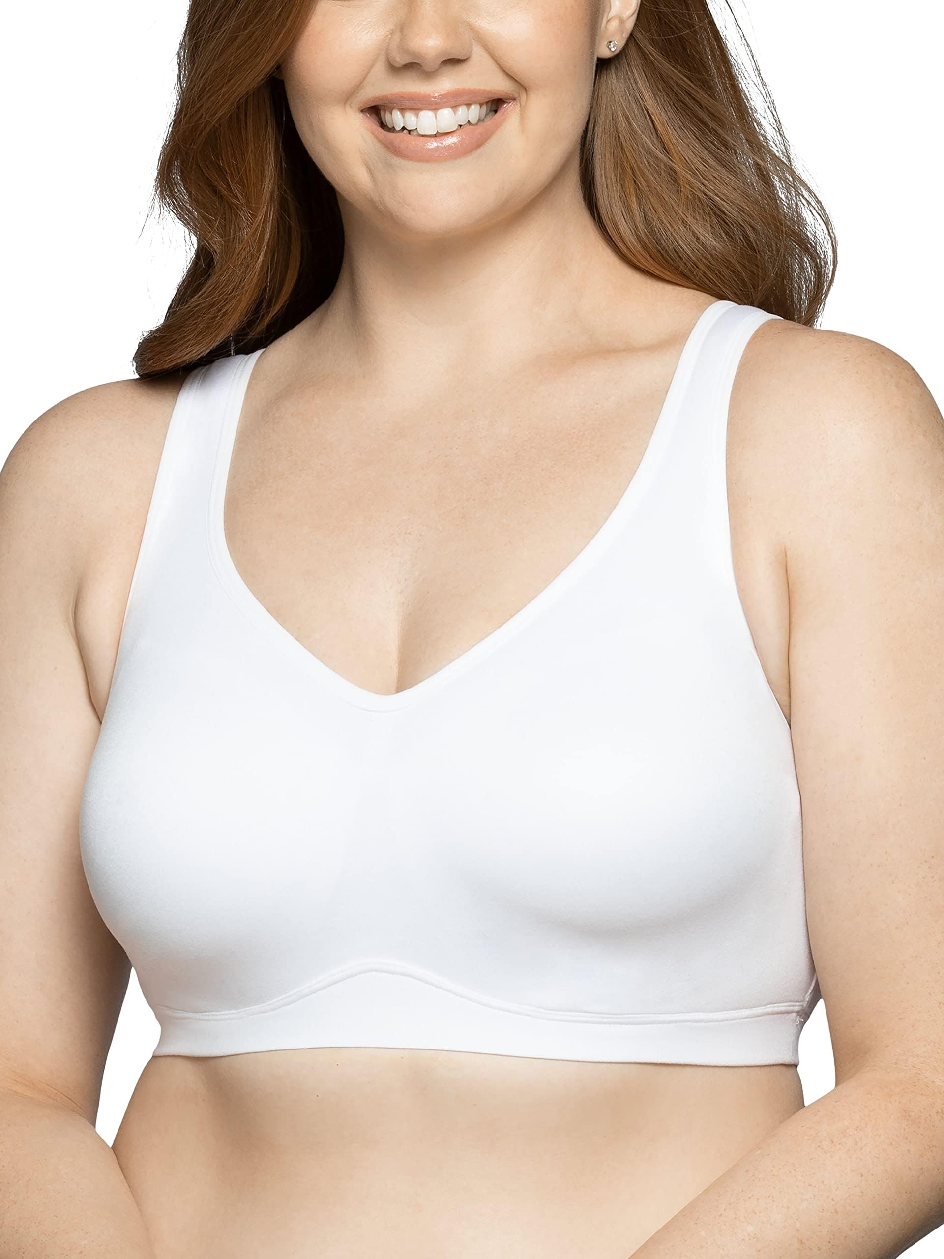 Women's Wireless Beyond Comfort Bra with Seamless Back (34B-44DD)