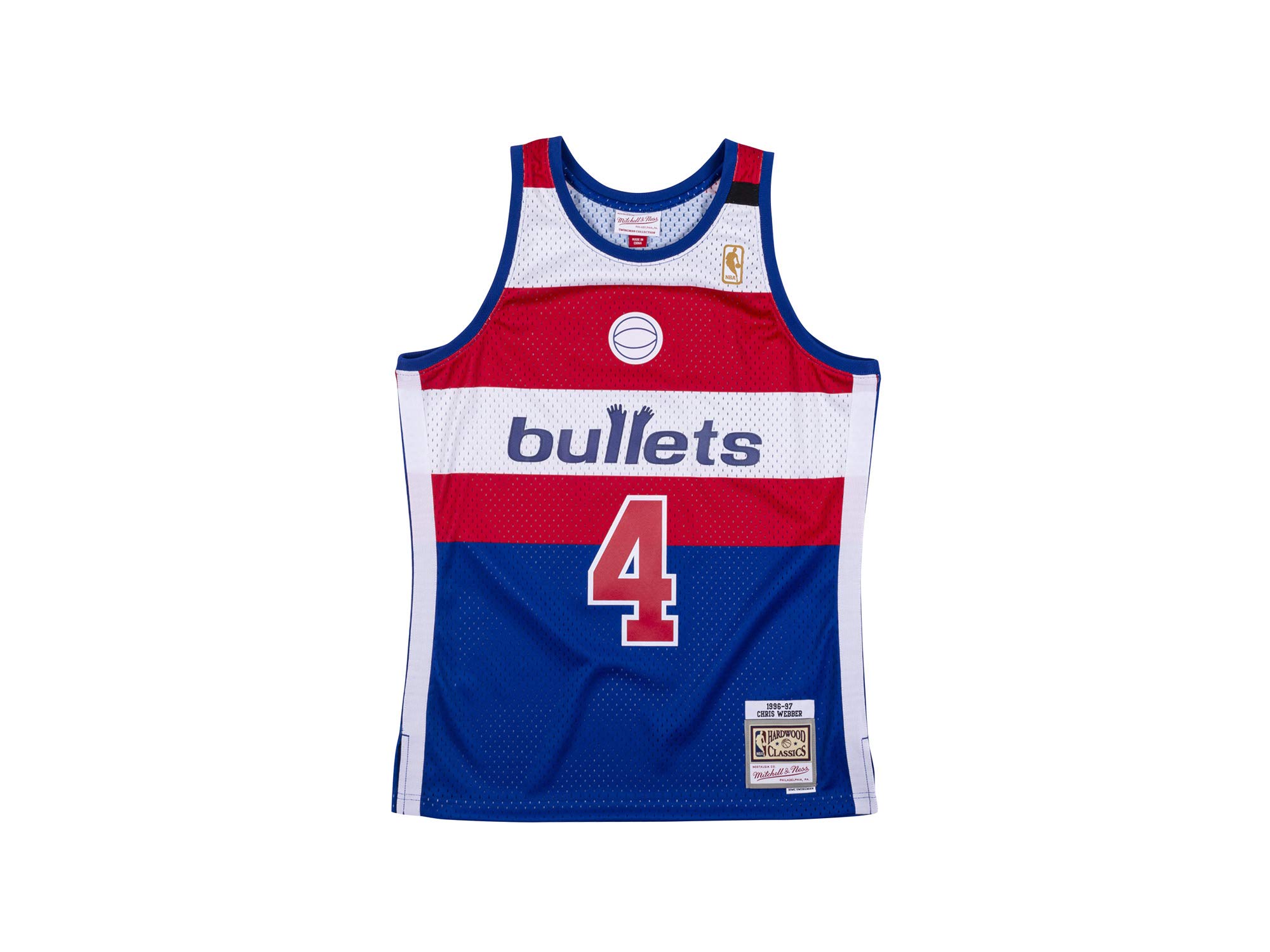 Maillot NBA Chris Webber Bullets 1996-97 Mitchell & Ness en mesh - 3