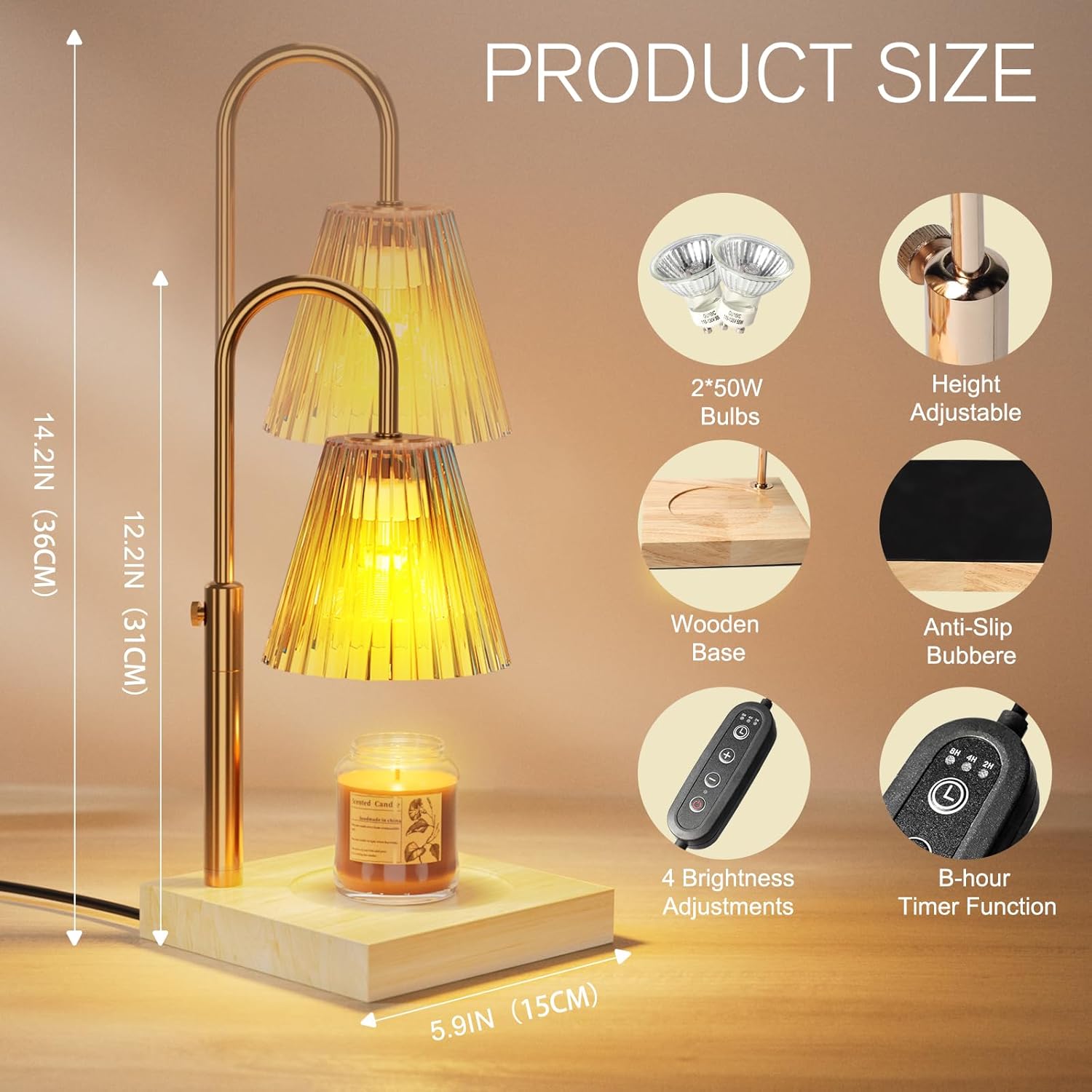 Lampada Scaldavela Elettrica Con Timer E Dimmer: Regalo Perfetto Per Mamà