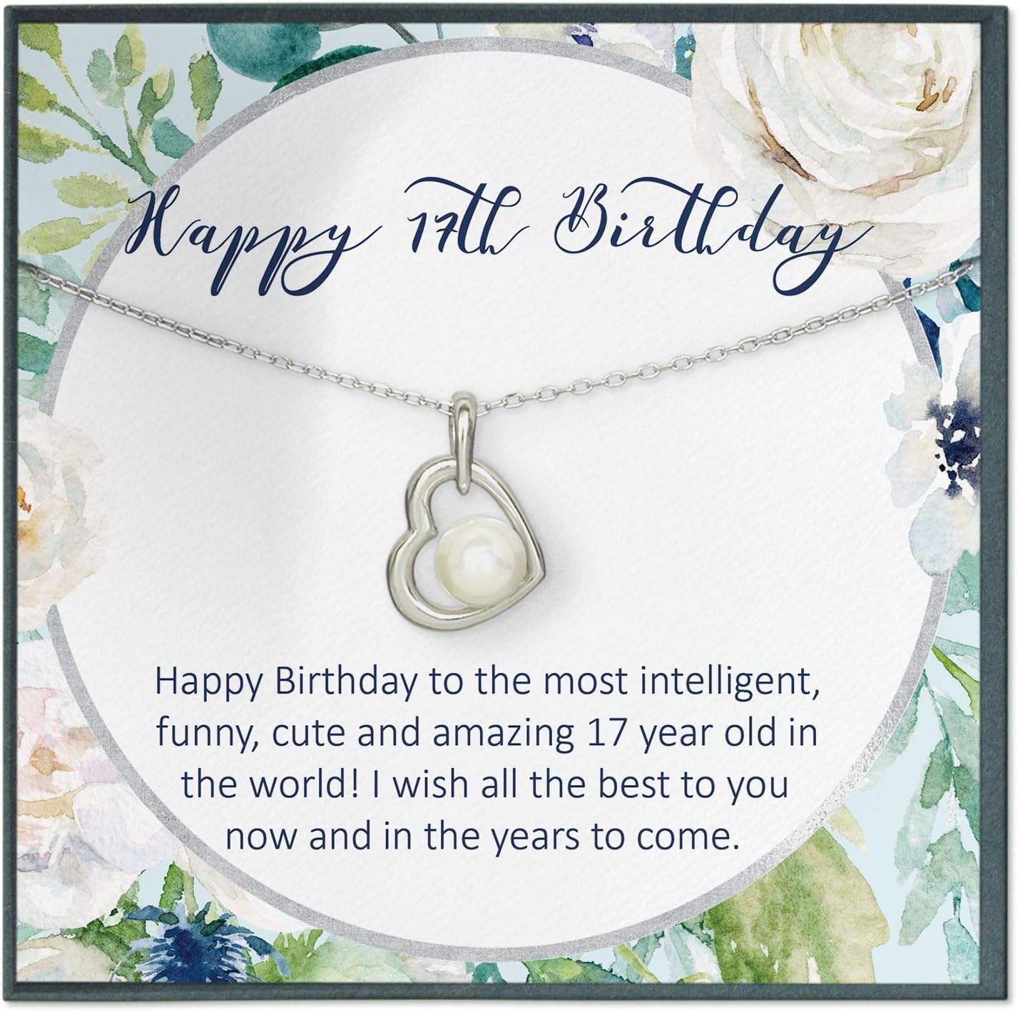 Gifts for 17 Year Old Girl Birthday Gifts for 17 Birthday Necklace for 17th Birthday Gifts for Seventeen Girl Birthday Jewelry Gifts for 17 yo Girl