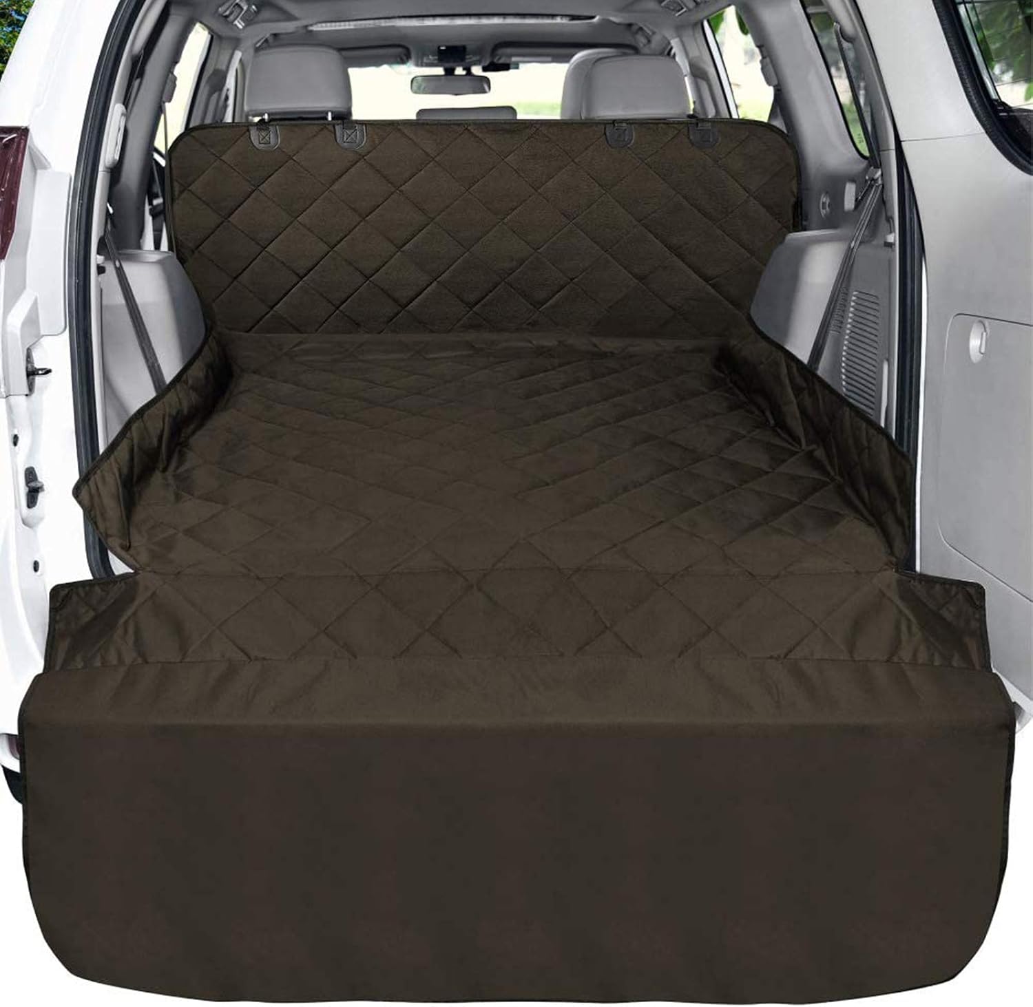 Veckle Cargo Liner, Large SUV Cargo Liner for Dogs Waterproof Dog Seat Cover SUV Cargo Cover Nonslip Mat Scratchproof Pet Cargo…