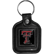 Siskiyou Sports NCAA unisex-adult Square Leather Key Chain
