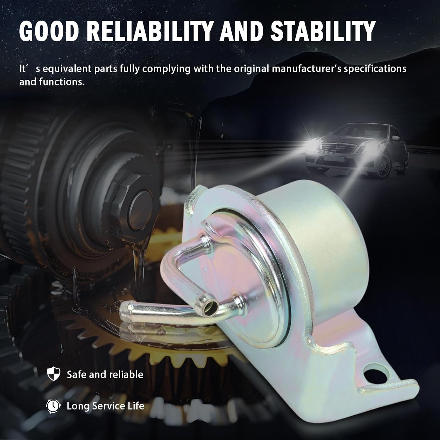 Oil Cooler Filter Compatible with Nissan Maxima Altima Murano Quest Automatic Gas CVT Transmission 2007-2014 Filter Replaces 31726-1XE0A 317261XE0A Accessories