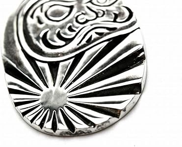 シルバー925 達磨デザイン ネックレス Amazon.co.jp: 【silver925 PLUS】だるま旭日旗ペンダント