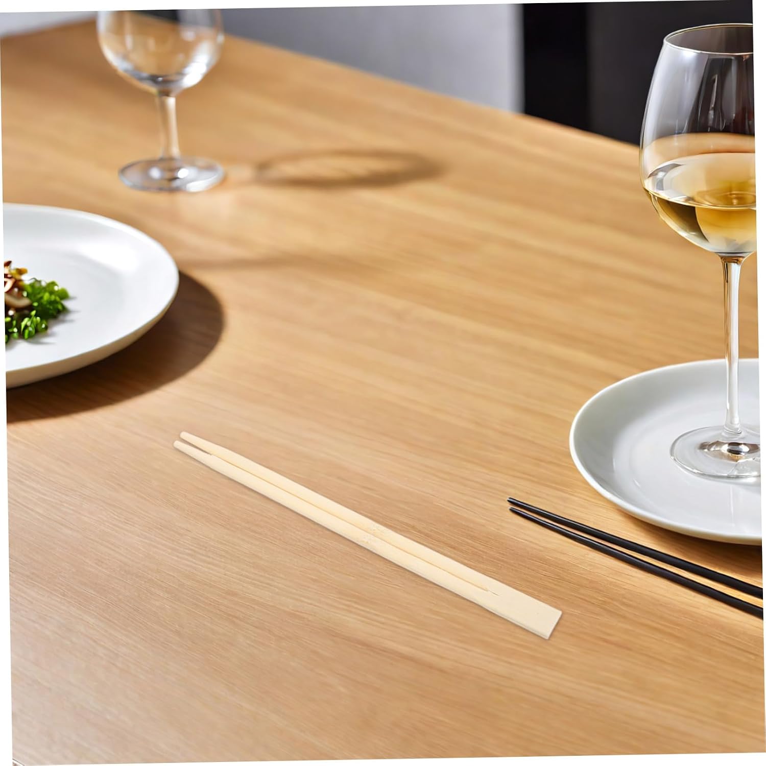 SHOWERORO Disposable Chopsticks Single-use Individually Wrapped 300 Pairs Convenience Utensils for Asian Food and Noodles for Outdoor Gatherings and Catering
